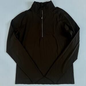 Lululemon Metal Vent Tech 1/2 Zip Mens Black Pullover Sweatshirt